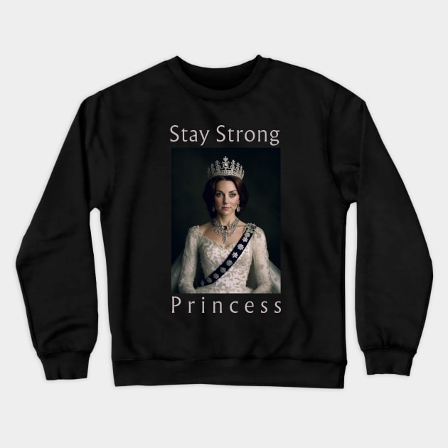 Stay Strong Princess of Wales Catherine Kate Middleton British Royal Family Crewneck Sweatshirt by WeirdFlex